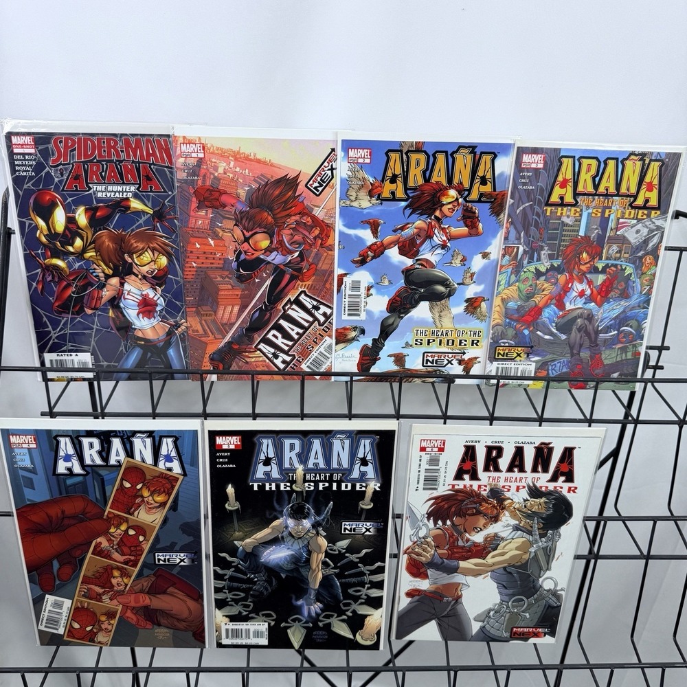 Spider-Man‎ Hunter Revealed & Arana Heart Of Spider 1-6 Lot Key 1st Anya Corazon